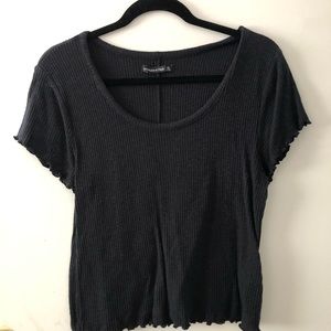 Ruffle trim top